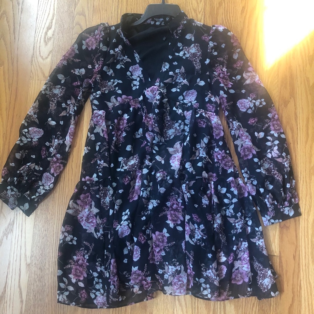 Floral print dress